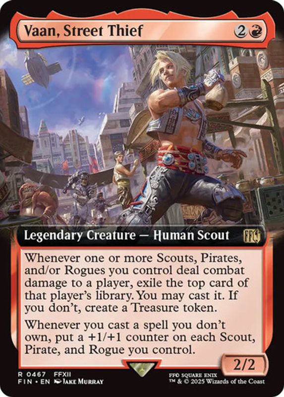 Vaan, Street Thief (Extended Art) (Foil)